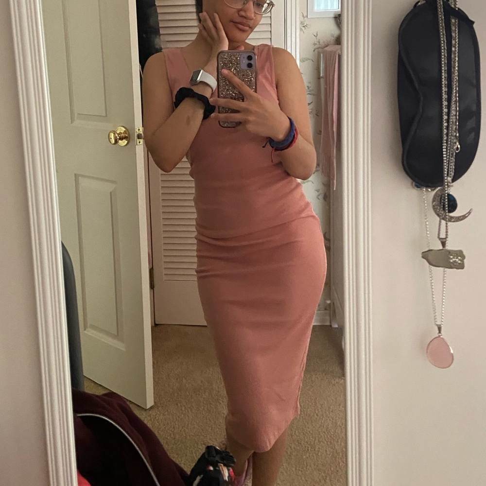 Pink dress